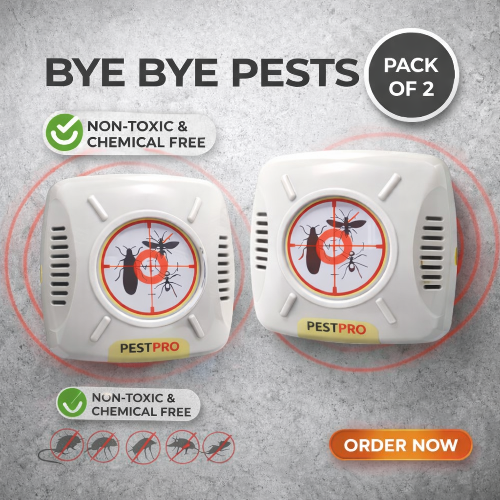 Ultrasonic Repellent Machine (Pack of 2)