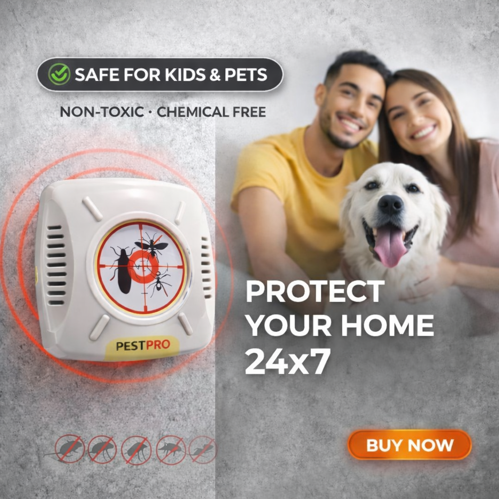 Ultrasonic Repellent Machine (Pack of 2)