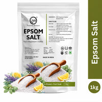 Epsom Salt - Pure Magnesium Sulfate for Bath, Spa & Foot Soak (1 Kg)