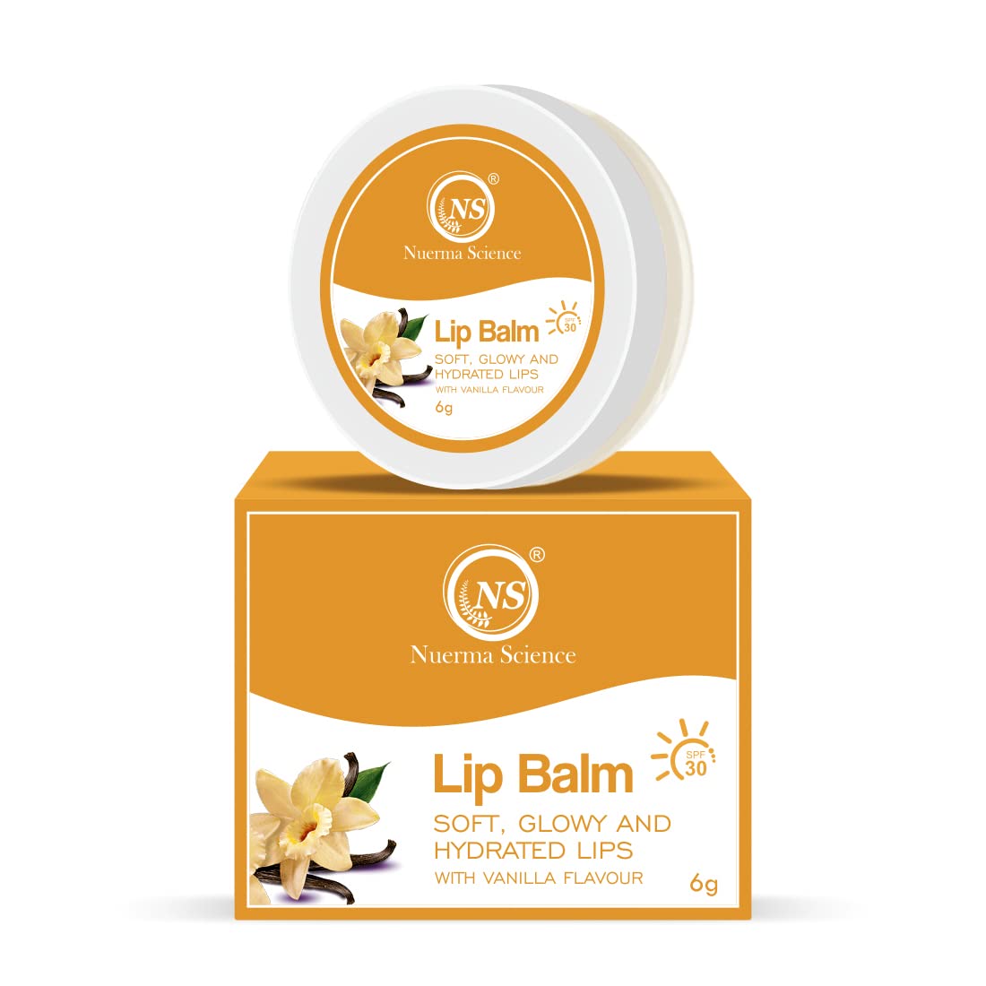 Vanilla Lip Balm | Soft, Glowy & Hydrated Lips - 6gm