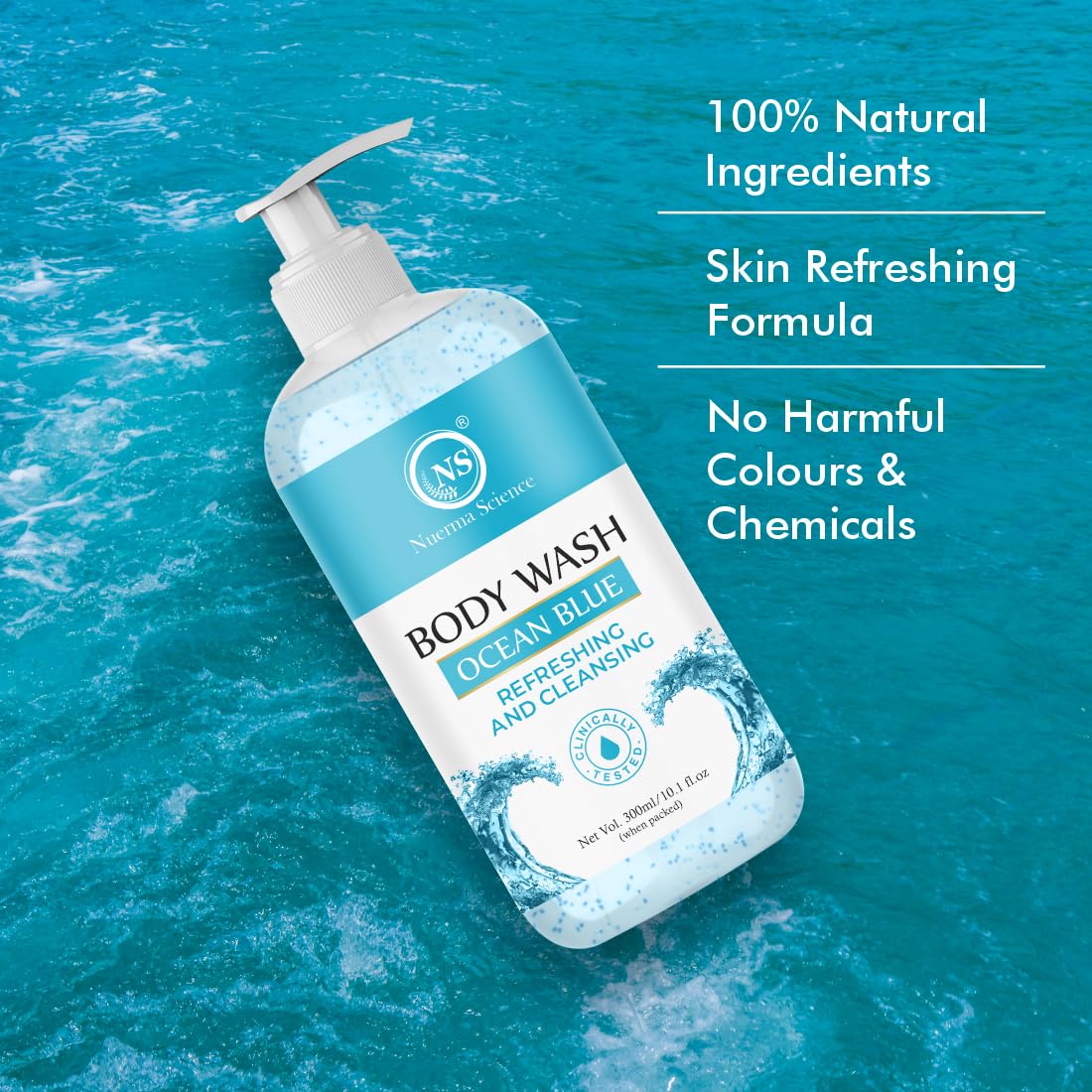 Ocean Blue Body Wash | For Refreshing & Cleansing Body - 300ml