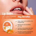 Vitamin C Lip Balm | Nourishing, Hydrated & Soft Lips - 6gm