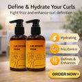 Curl Defining Cream for Curly & Wavy Hair | Frizz Control 450ml (Pack of 2)