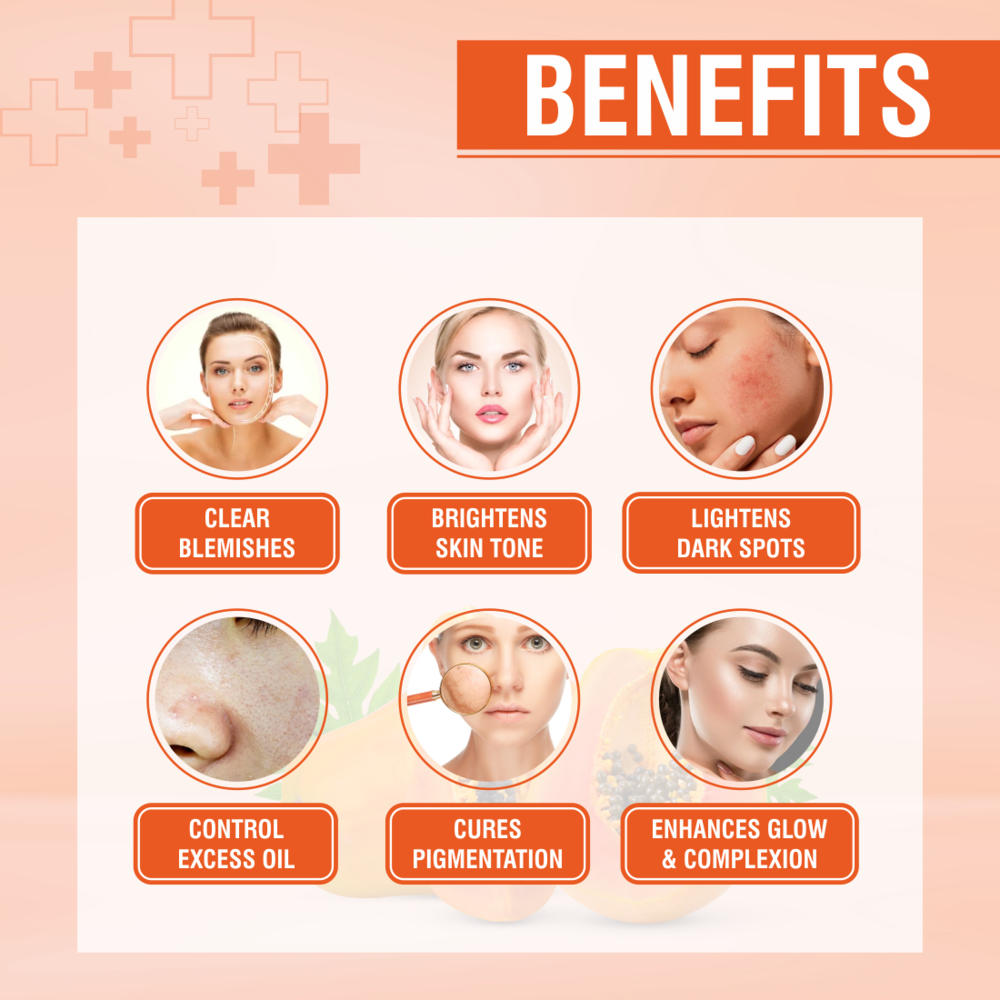 Papaya Foaming Face Wash | Brightens Skin Tone & Clears Blemishes - 150ml