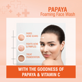 Papaya Foaming Face Wash | Brightens Skin Tone & Clears Blemishes - 150ml