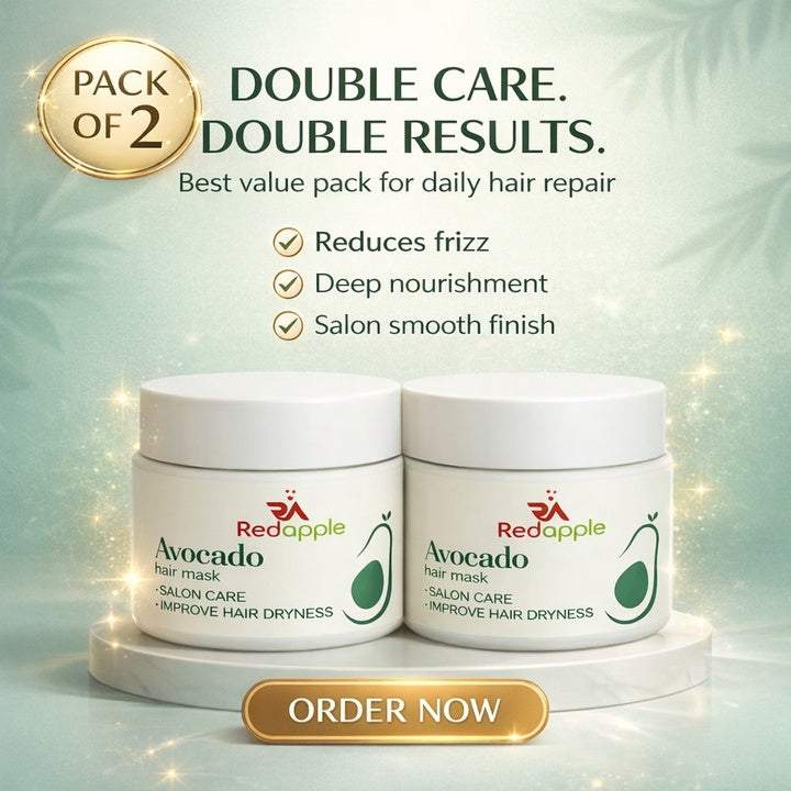Avocado Hair Mask - Deep Nourishment & Repair (Pack of 2)
