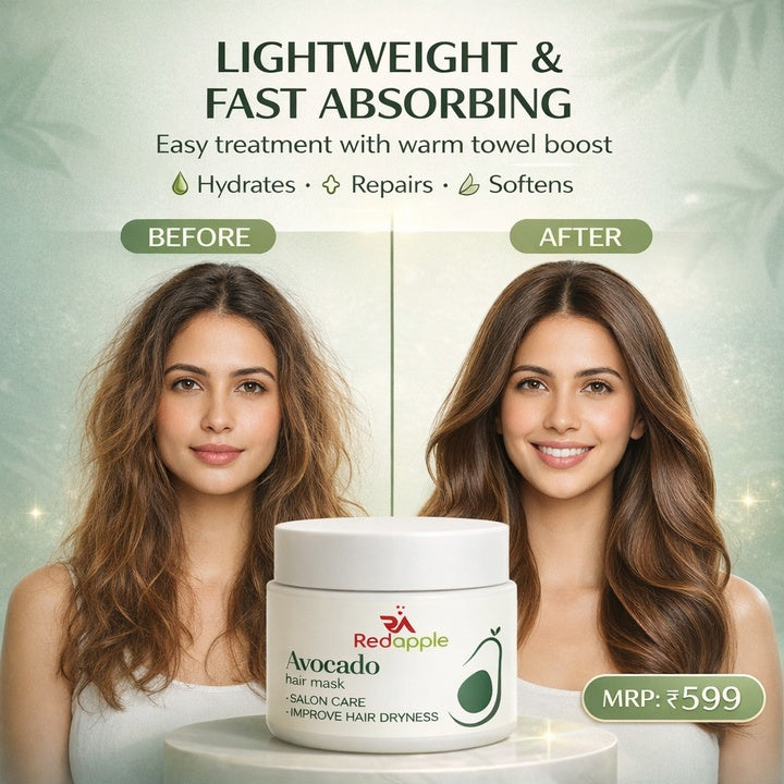 Avocado Hair Mask - Deep Nourishment & Repair (Pack of 2)