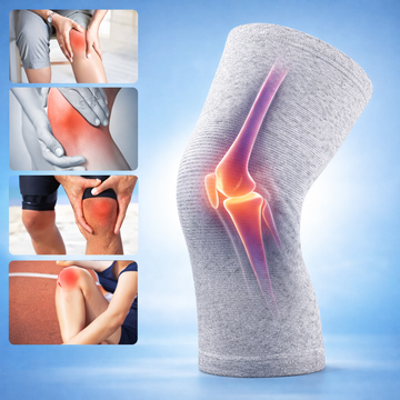 Unisex Bamboo Charcoal Elastic Warm Knee Sleeves