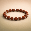 Rudraksha Bracelet Silver Plated