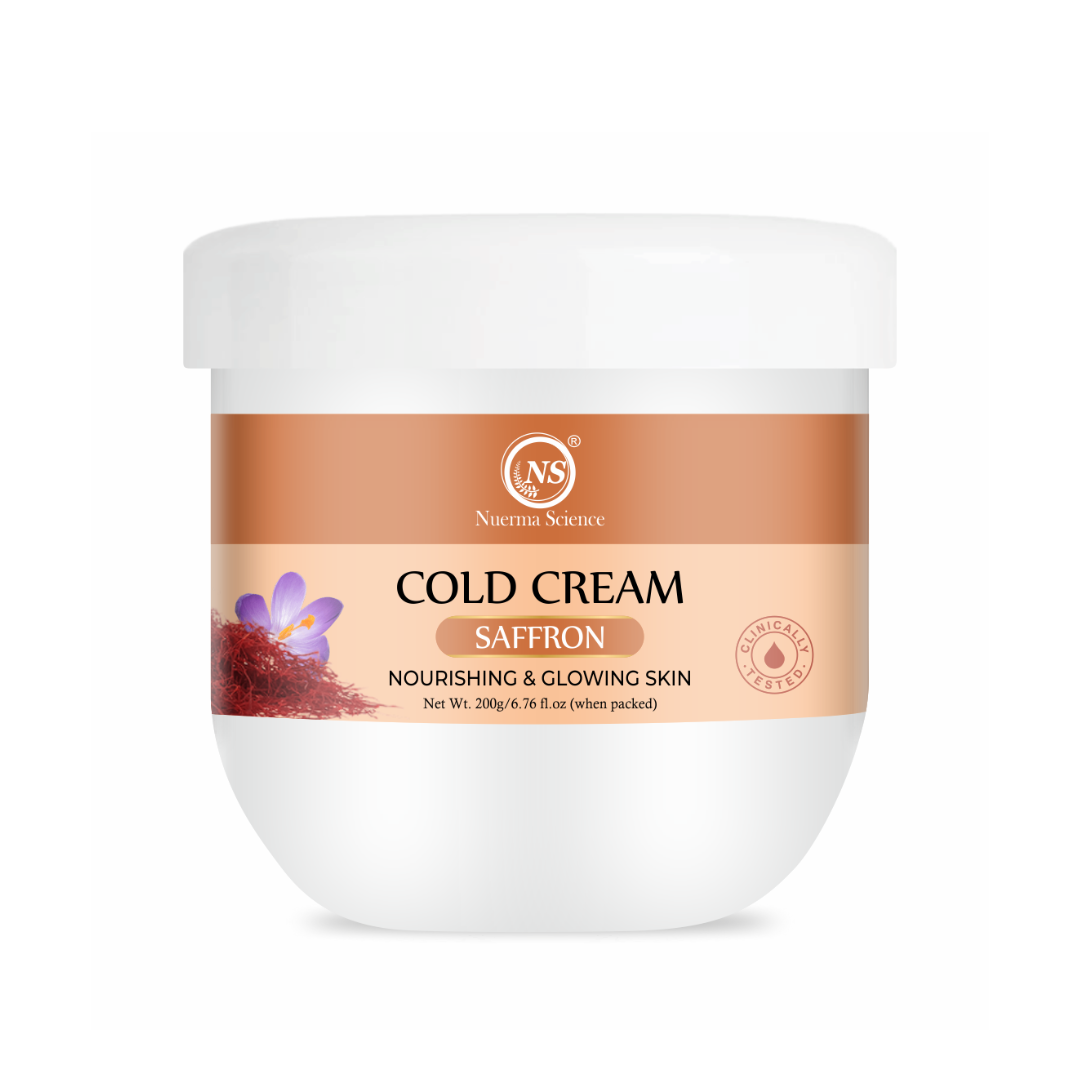 Saffron Cold Cream For Nourishing & Glowing Skin - 200gm