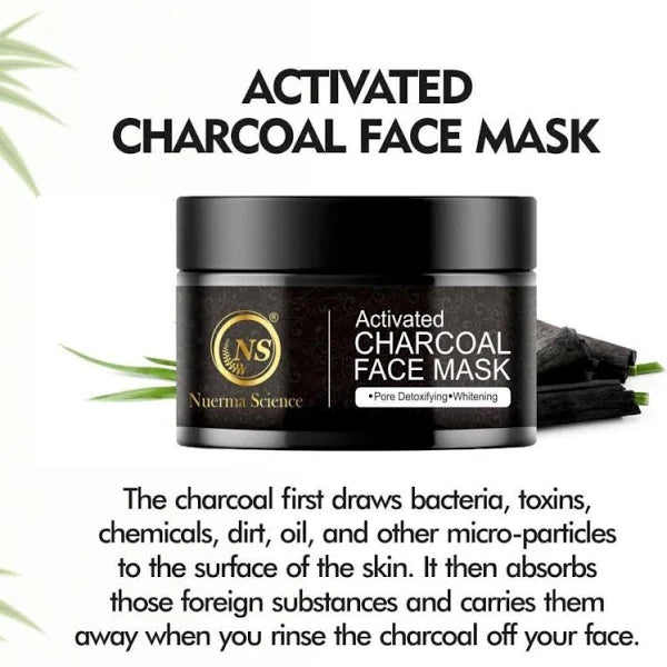 Charcoal Face Mask | Deep Cleanse and Exfoliates - 100gm