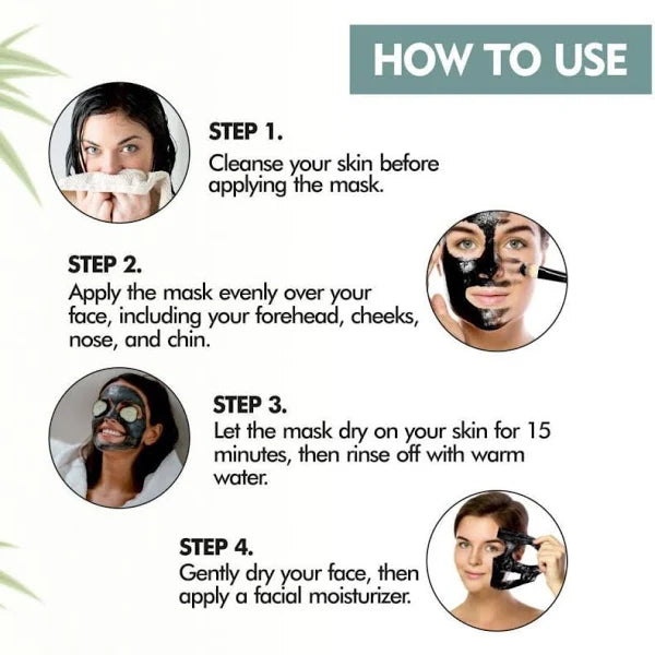 Charcoal Face Mask | Deep Cleanse and Exfoliates - 100gm