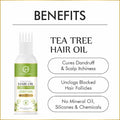 Tea Tree Hair Oil for Healthy Scalp & Dandruff Control