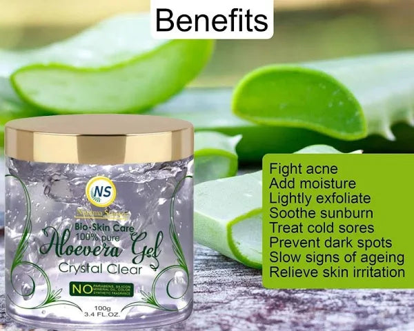 Bio Skin Care Crystal Clear Aloe Vera Gel - 100gm