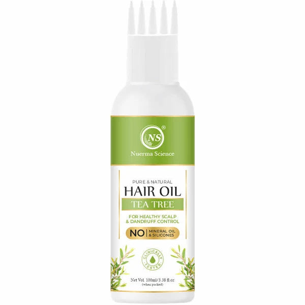Tea Tree Hair Oil for Healthy Scalp & Dandruff Control