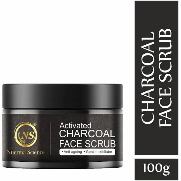 Charcoal Face Scrub | Remove Dead Skin Cells & Cleanse Deeply - 100gm