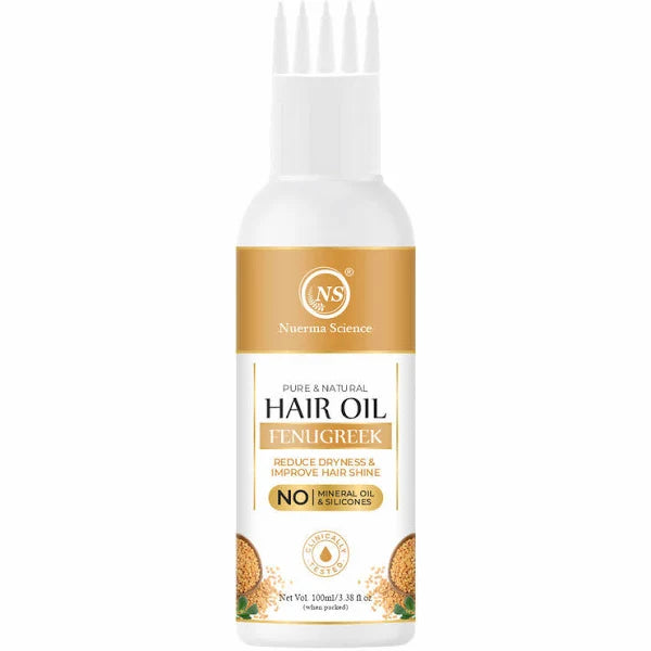 Fenugreek Hair Oil to Reduce Dryness & Improve Hair Shine
