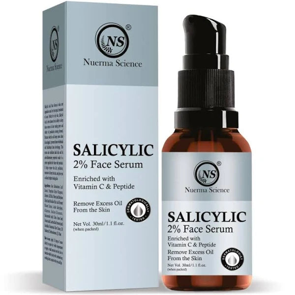 2% Salicylic Acid Face Serum with Vitamin C & Peptide (30ml)