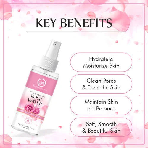 Rose Water Face Toner to Shield Skin from Damage with Radiant Complexion