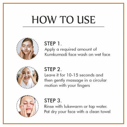Kumkumadi Face Wash | Deep Cleansing Formula to Cure Dark Spots & Pigmentation - 200ml