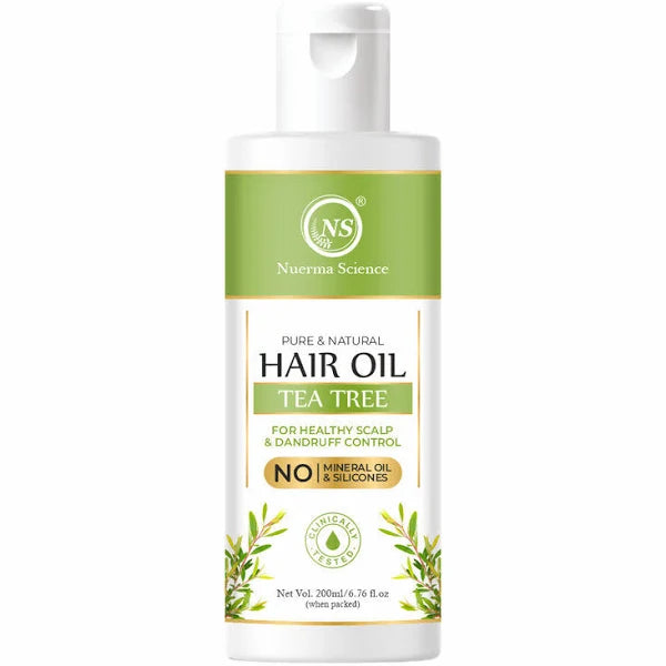 Tea Tree Hair Oil for Healthy Scalp & Dandruff Control