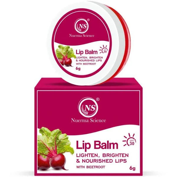 Beetroot Lip Balm | Lighten, Brighten & Nourished Lips - 6gm