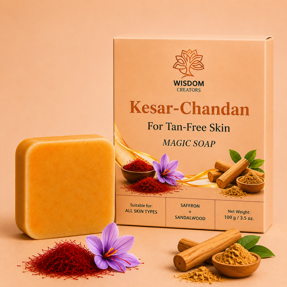 Wisdom Creators Ghar Soap traditional cleansing bar