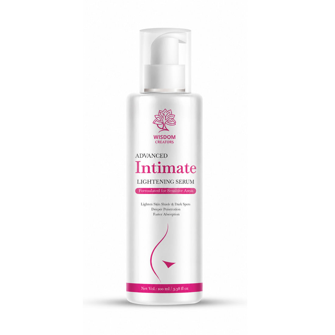 Wisdom Creators Intimate Lightening Serum 100ml for bikini, underarm & dark areas