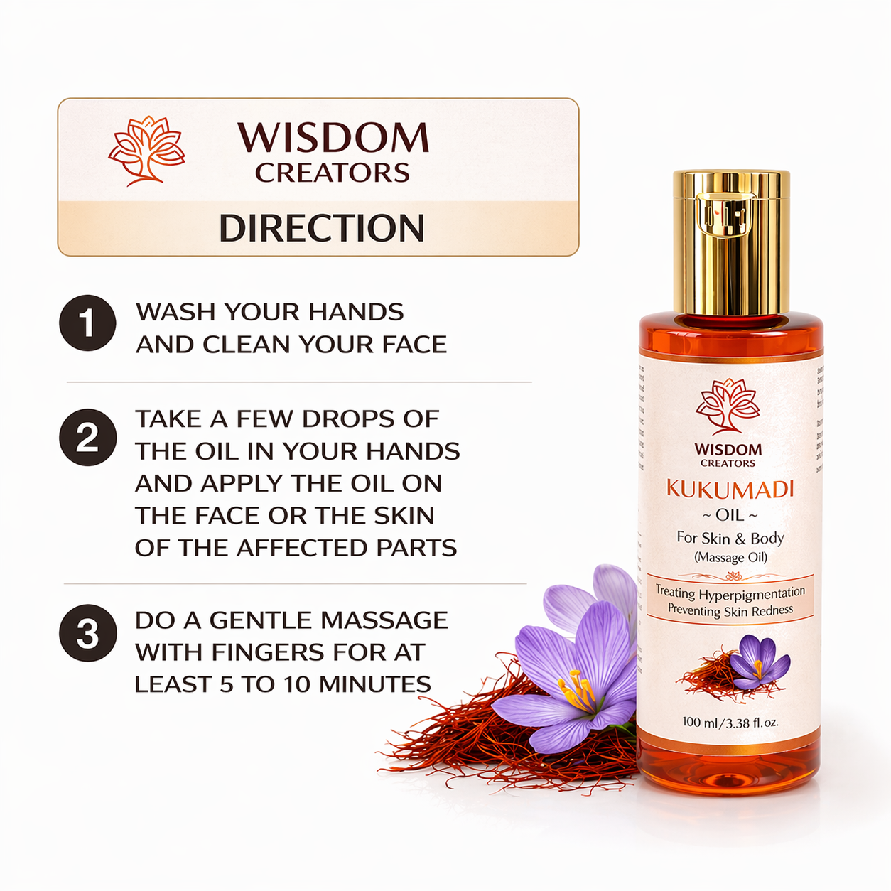 Kumkumadi (Saffron) Face Mask for Glowing, Radiant & Fairer Skin - 100gm