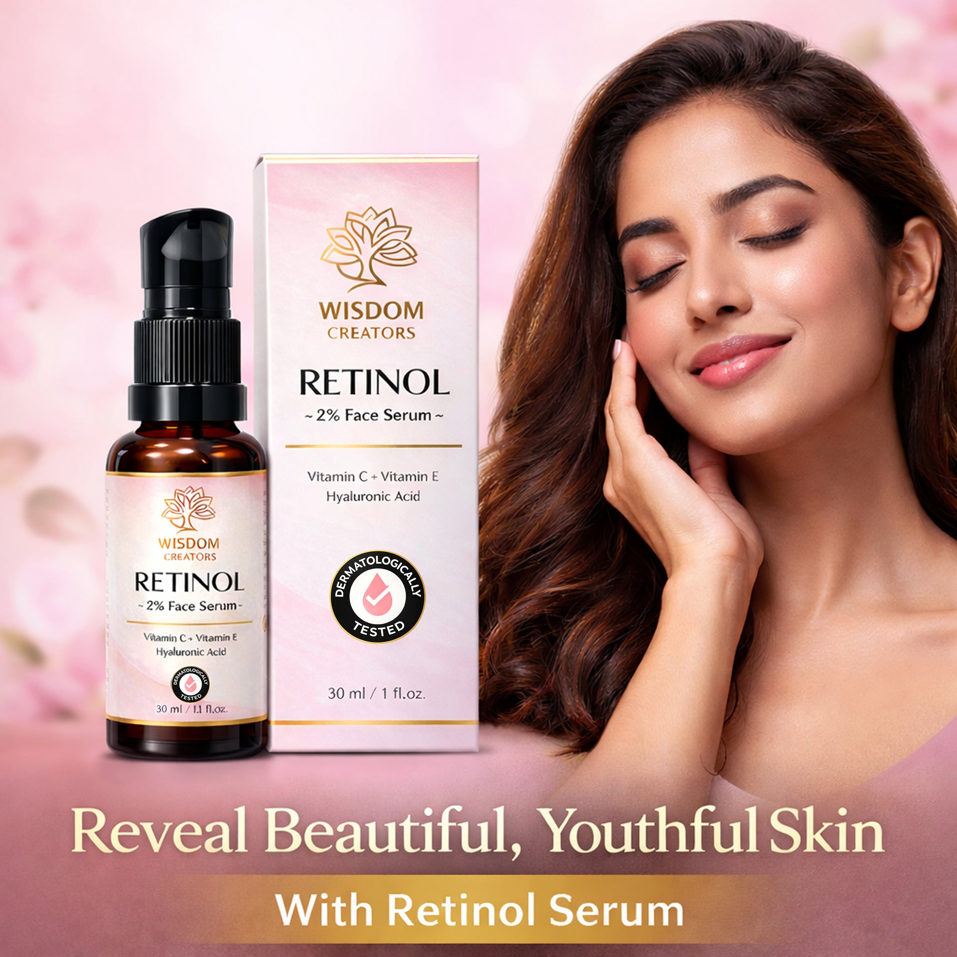 2% Retinol Face Serum — Anti-Aging, Anti-Wrinkle & Skin Renewal (30ml)