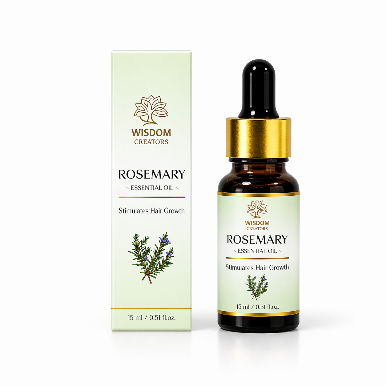 Rosemary Essential Oil - Hair Growth & Aromatherapy (15ml)