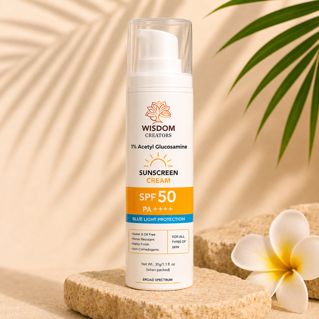 Wisdom Creators Sunscreen SPF 50 PA++++ 30g