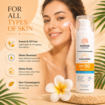Sun & Glow Combo — Sunscreen SPF 50 + Kumkumadi Mask — Wisdom Creators