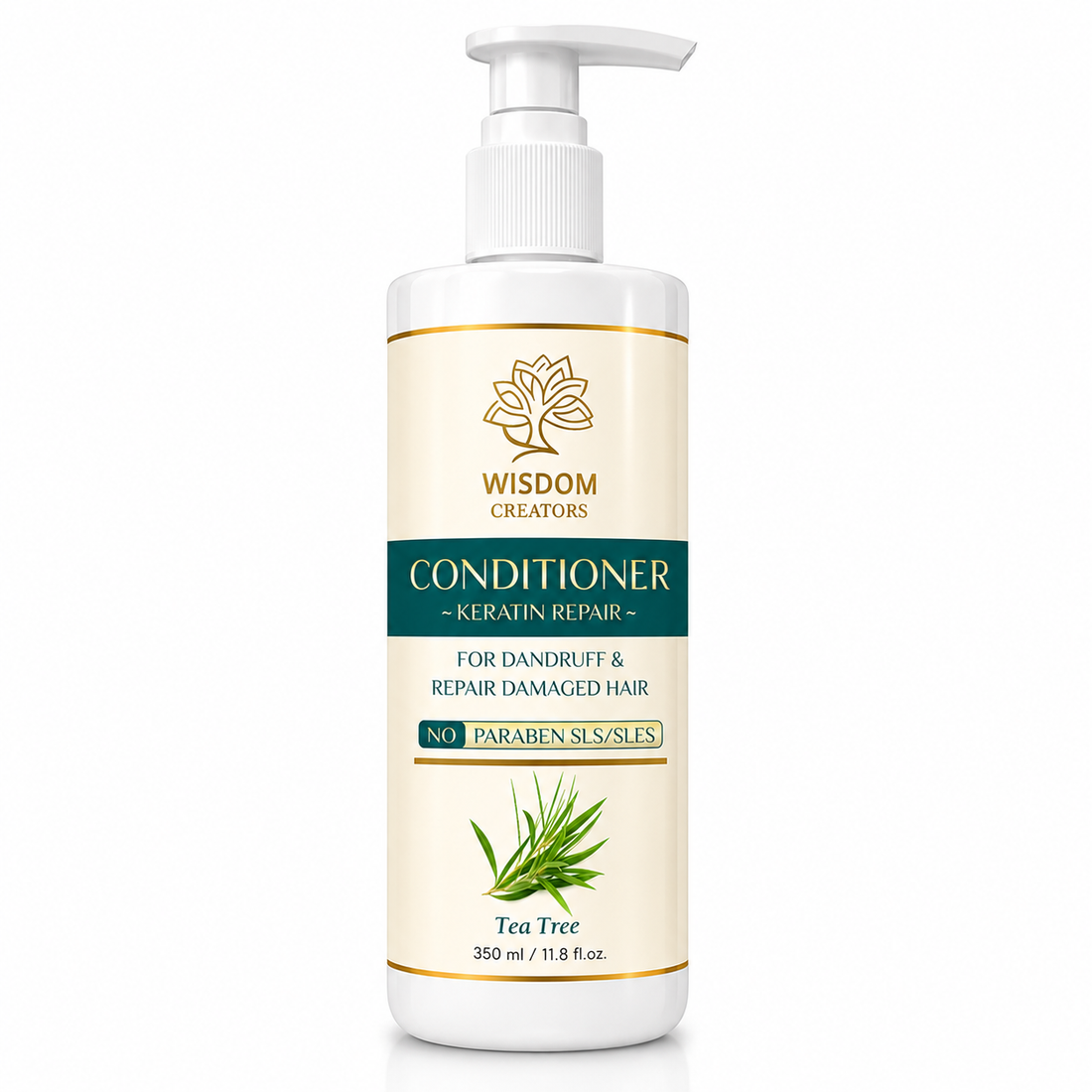 Wisdom Creators Tea Tree Conditioner 350ml keratin repair