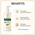 Keratin Repair Tea Tree Shampoo for Shine, Soft & Frizz-Free Hair Damage Repair - 350ml