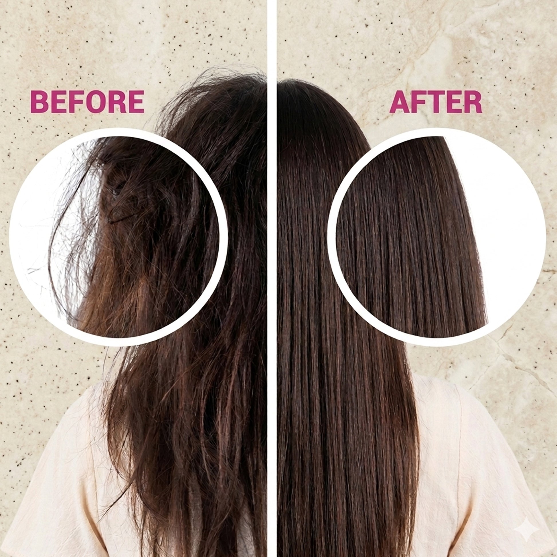 Keratin Repair Tea Tree Shampoo for Shine, Soft & Frizz-Free Hair Damage Repair - 350ml